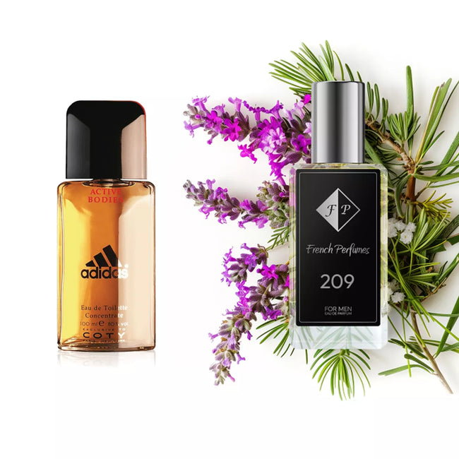 Nr209 kvepalai įkvėpti Adidas - Active Bodies 60 ml EDP